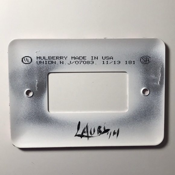 Hand Painted Rocker Switch Plate - Animal Print - Picture 6 of 7